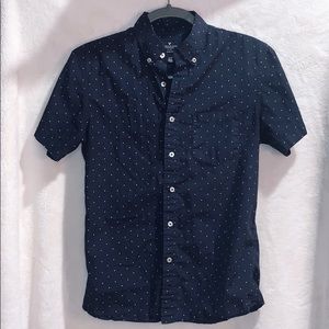 Men’s American Eagle Navy Slim Fit Button Up Shirt